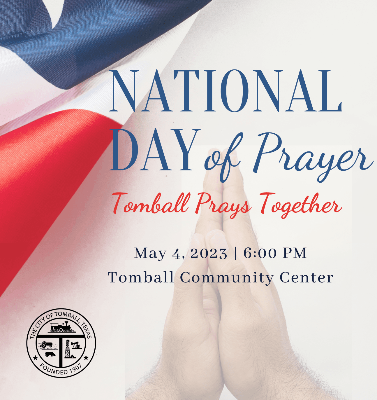 Image of Flier for National Day of Prayer Event