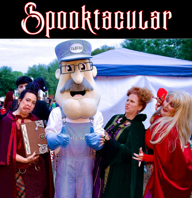 picture of the Sanderson sisters from Hocus Pocus and Rusty Rails