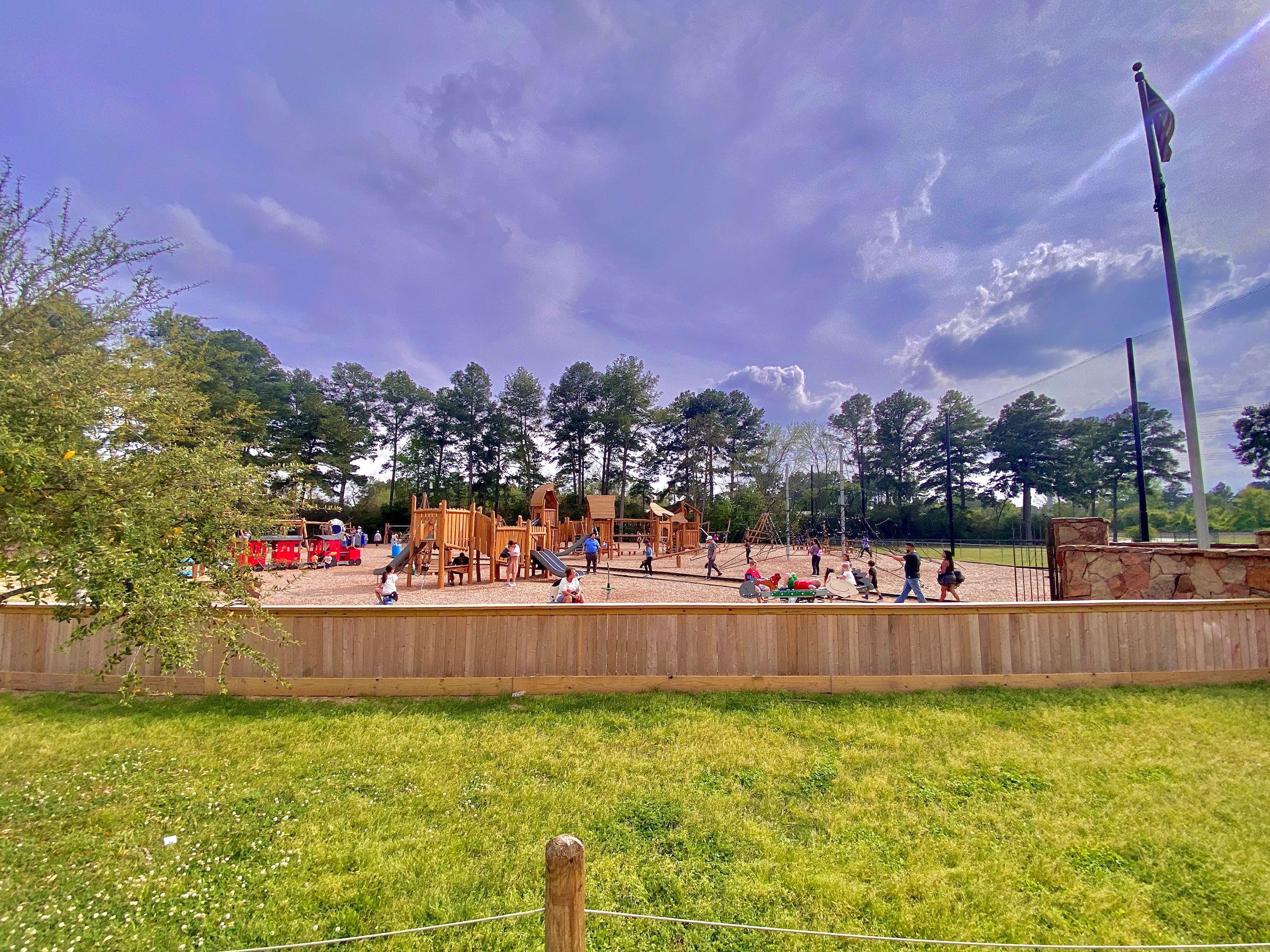 New wood play sets and interactives