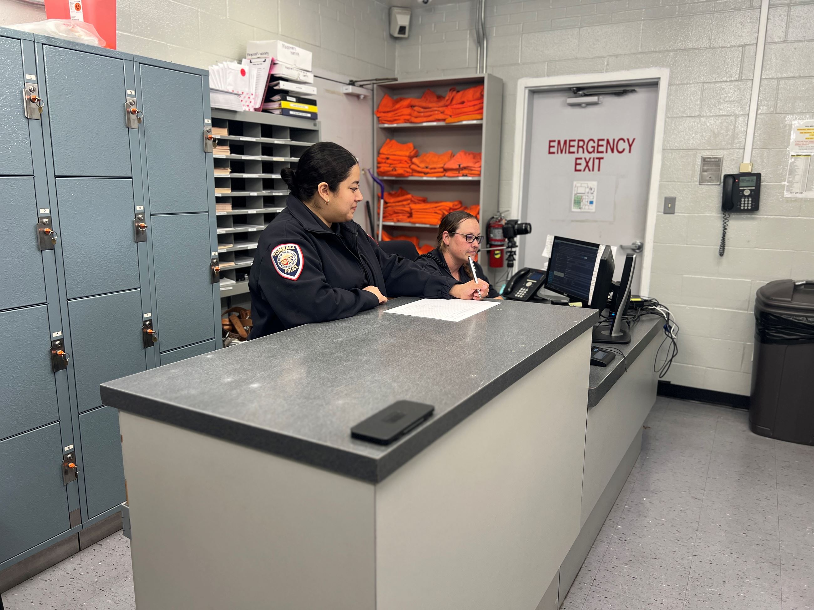 Tomball PD jail opperations