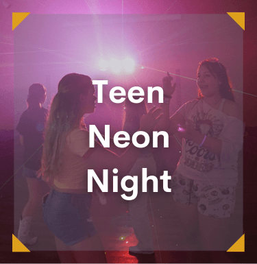 picture of teens dancing at Teen Neon Night