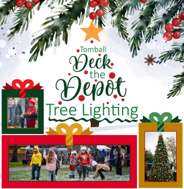 Newsflash Graphic for Deck The Depot Tree Lighting