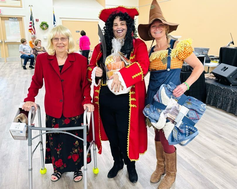 picture of Community Center participants in costumes